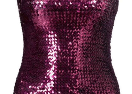 Holiday Sequin Tube Top